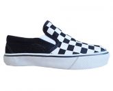 Infantil All Star Yachting Skid Grip Preto e Xadrez MOD:1075