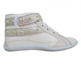 Tênis Crômic Feminino Sneakers Bege MOD:10798 LANÇAMENTO 201
