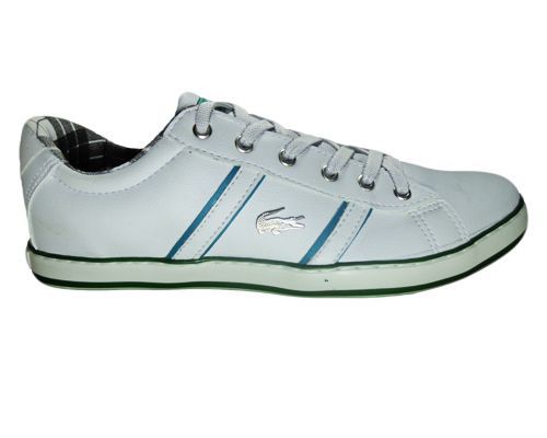 Sapatênis Lacoste Branco e Verde Água MOD:10620