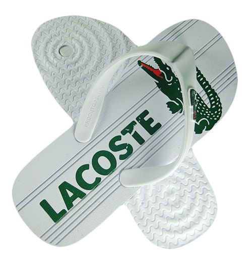 Chinelo Lacoste Branco MOD:30228