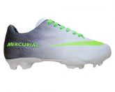 Chuteira Nike Mercurial Vortex Branco e Preto MOD:10833 Lanç