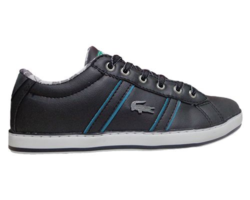 Sapatênis Lacoste Preto e Verde Água MOD:10746