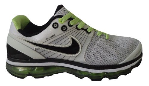 Nike Air Max Flywire 2010 Branco, Preto e verde MOD:03
