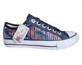 CONVERSE All Star Preto Lantejoulas  MOD:10805
