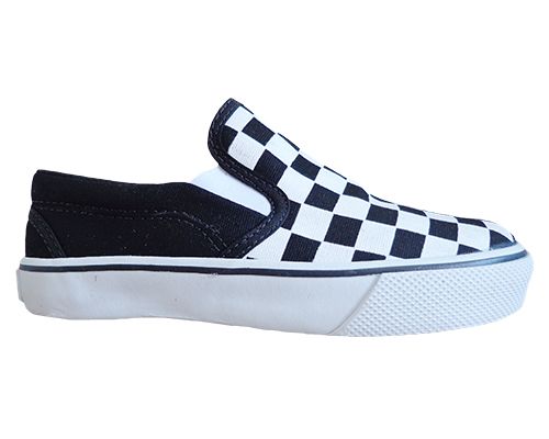 Infantil All Star Yachting Skid Grip Preto e Xadrez MOD:1075