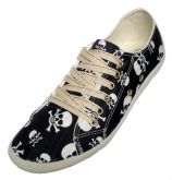 Sapatênis Feminino Seven Original Preto Caveira MOD:10270