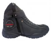 Bota Masculina Motociclista Gogowear Couro Preta MOD:10585